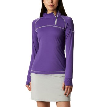 Columbia Pullover Dames, Omni-Wick New Classic Paars, 46GIYAJCT